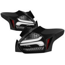 Load image into Gallery viewer, Spyder 15-17 Ford Focus Hatchback LED Tail Lights w/Indicator/Reverse - Black (ALT-YD-FF155D-LED-BK)