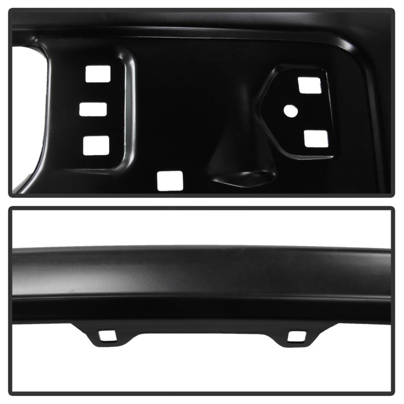 Spyder Ford F150 09-14 w/Fog Light Hole Front Bumper - Black (OEM # 9L3Z17757DPTM)