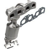 Catalytic Converter with Integrated Exhaust Manifold