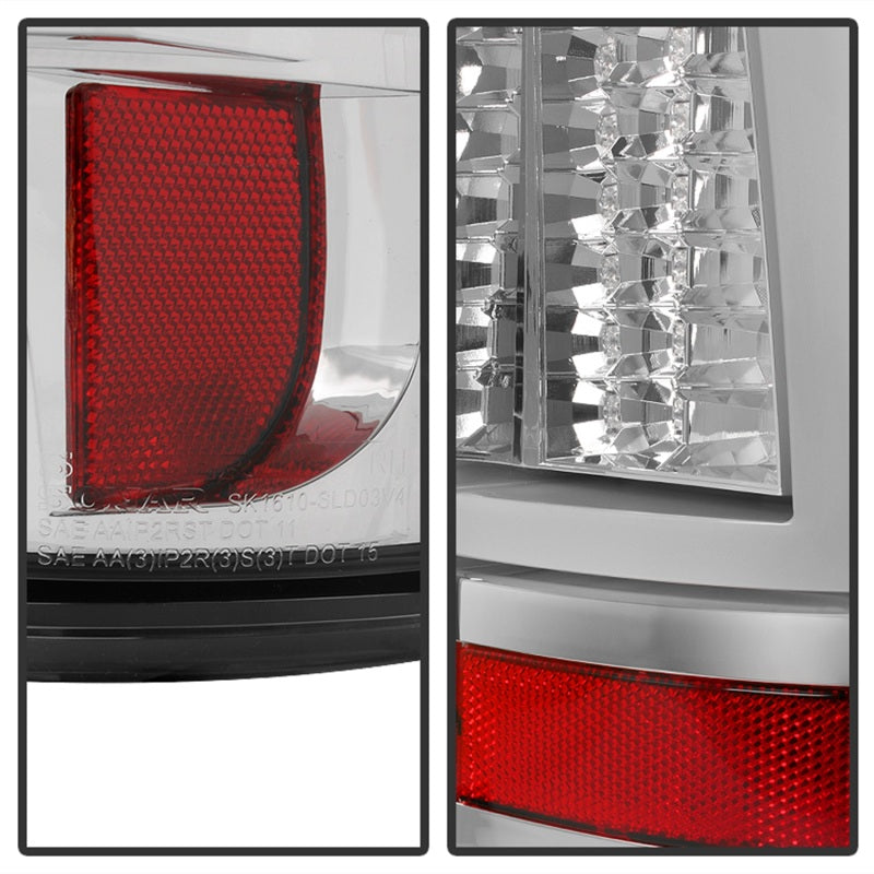 Spyder Chevy Silverado 1500/2500 03-06 Version 2 LED Tail Lights - Chrome ALT-YD-CS03V2-LED-C