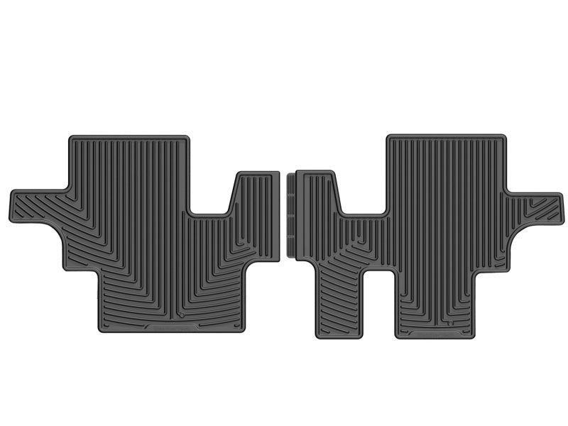 WeatherTech 11+ BMW X3 Rear Rubber Mats - Black