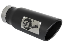 Load image into Gallery viewer, aFe MACH Force-Xp 409 Stainless Steel Exhaust Tip 3.5 In x 4.5in Out x 12in L Clamp-On