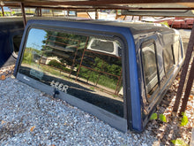 Load image into Gallery viewer, Used Dodge Dakota Short Bed 1970-1996 Fiberglass Truck Cap dk blue CODE: CL399A Location: B-5-1