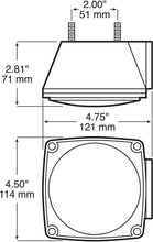 Load image into Gallery viewer, Peterson 4&quot; Square Driver Side Tail Light- Under 80&quot; #440R