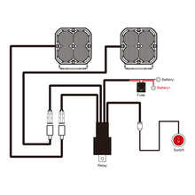 Load image into Gallery viewer, wiring diagram 84002 pod light.jpg