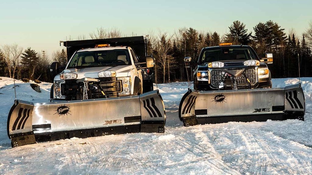 XLS Fisher Winged snow plow